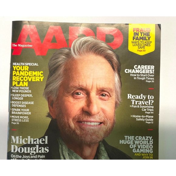 AARP Magazine April May 2021 Michael Douglas Pandemic Recovery Plan - Picture 3 of 7